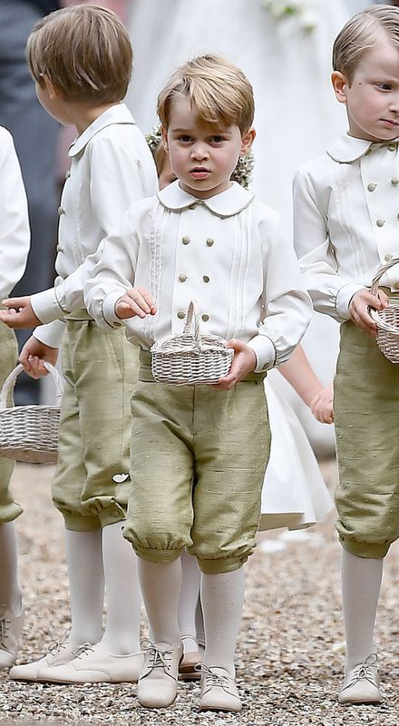 May 2017: The Prince is pageboy at aunt Pippa's wedding and might just be plotting a way to escape.