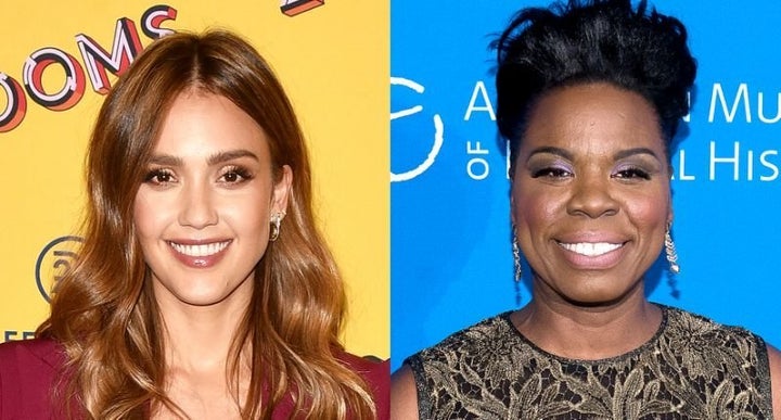 Jessica Alba and Leslie Jones. 