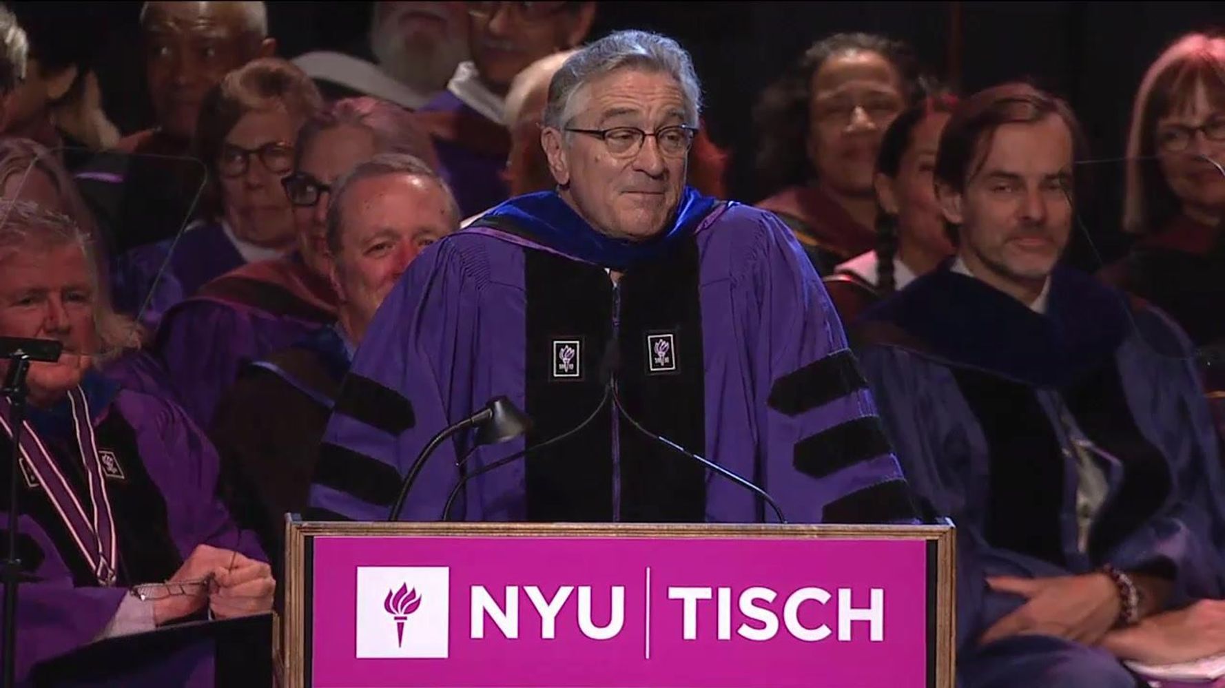 Robert De Niro Delivers Commencement Speech At NYU Tisch School Of The