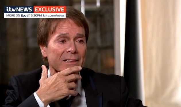 Sir Cliff Richard interviewed by ITV News.