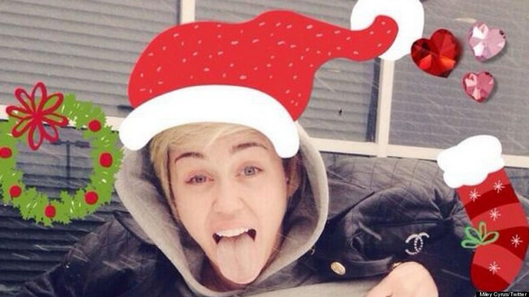 Miley Cyrus' 'Flashy' Christmas Tweet | HuffPost Videos