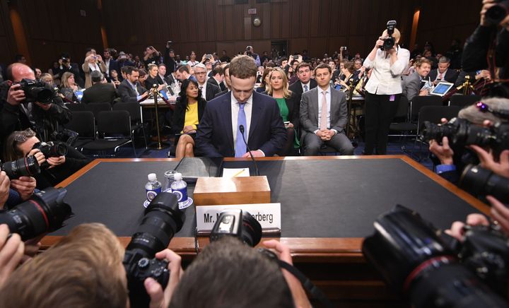 Facebook CEO Mark Zuckerberg testified about Facebook's practices before the U.S. Senate in April.