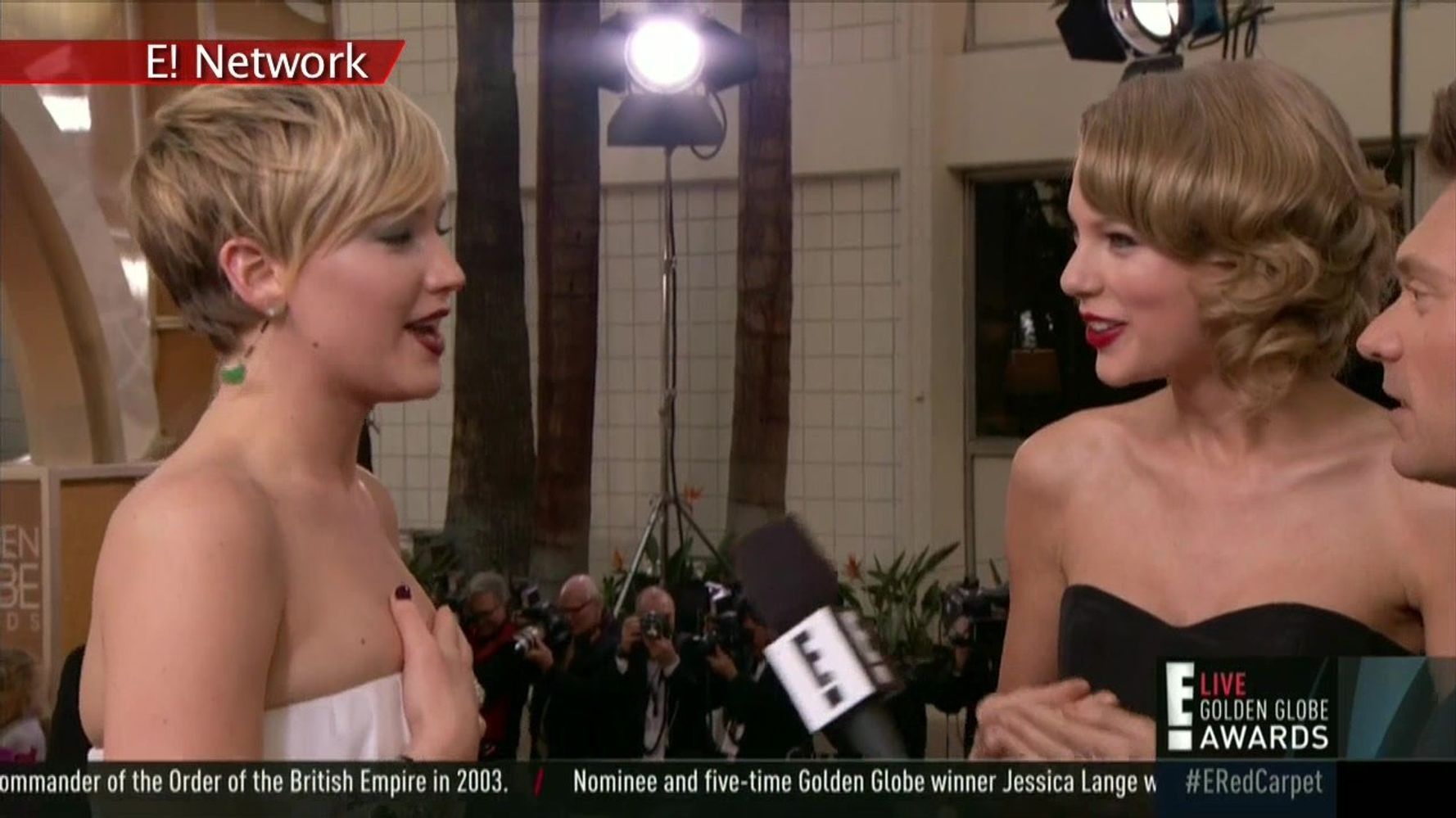 Jennifer Lawrence and Taylor Swift Send Each Other Congratulatory