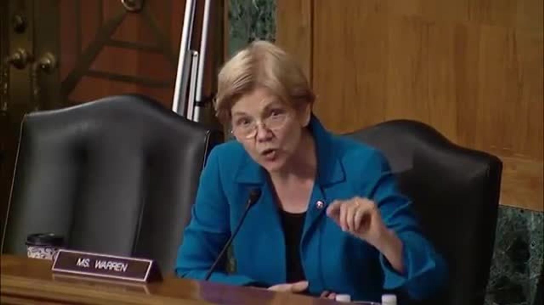 Elizabeth Warren Destroys Republican Witness During Banking Hearing ...