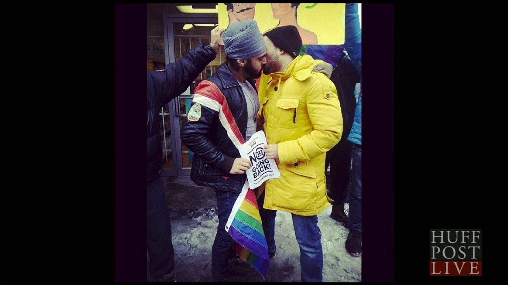 Facebook Removes Photo Of Gay Sikh Man Kissing Man Causes A Stir Huffpost Videos