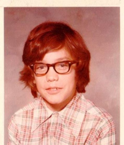 Steve Kissing in 1975 in fifth grade, the year "the devil’svisits” began.