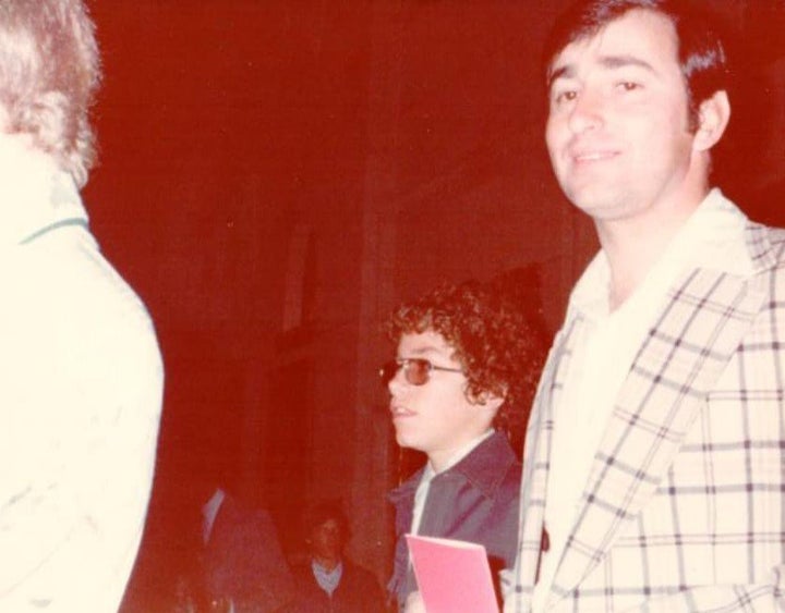 A young Steve Kissing with his uncle, who served as his Confirmation sponsor, inside St. William Church in 1977.