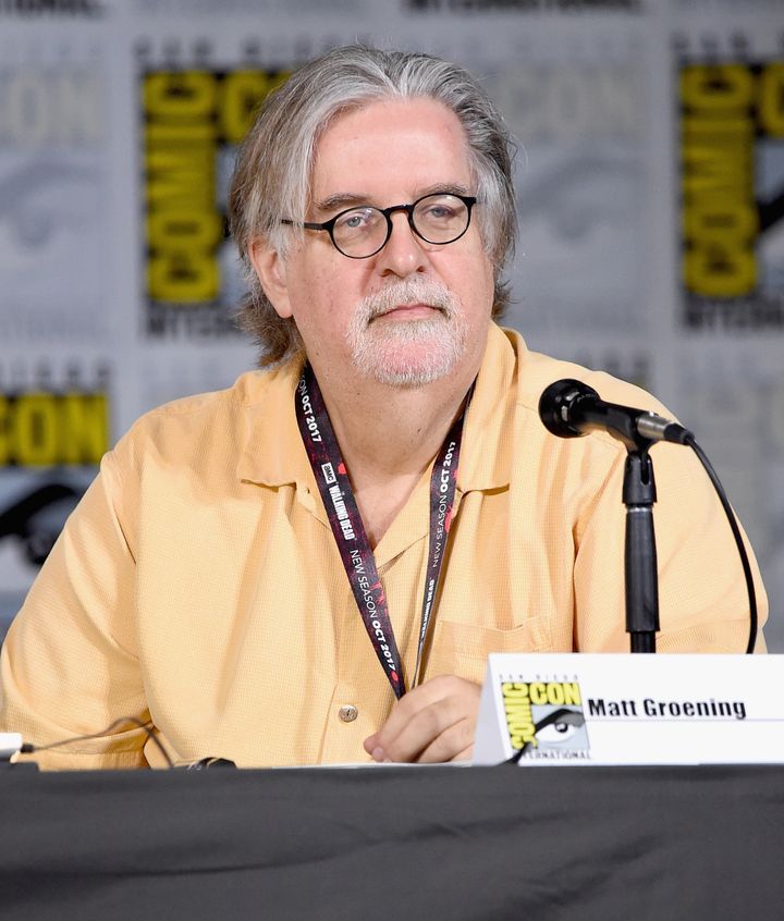Writer-producer Matt Groening attends 'The Simpsons' panel during Comic-Con International 2017 at San Diego Convention Center on July 22, 2017 in San Diego, California.