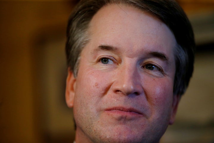 Supreme Court nominee Brett Kavanaugh, pictured July 11 in the Russell Senate Office Building in Washington, has been meeting with senators ahead of confirmation hearings.