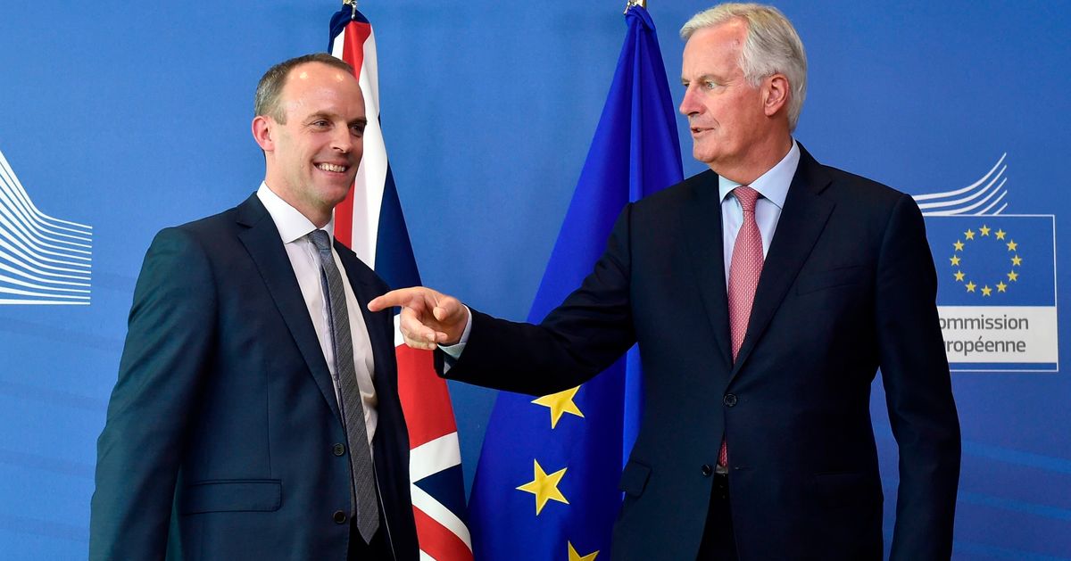 Brexit Briefing: Dominic Raab and Michel Barnier Come Face-To-Face ...