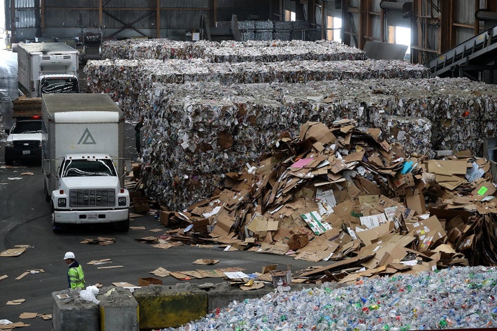 Recyclers across America have had to cancel service or scale back after China's clampdown on imports of contaminated foreign waste. Some have had to send recyclables to landfills. 