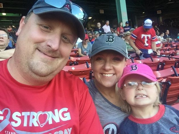 Brent Gehring with his wife Kathryn and daughter Emma.