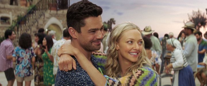 Sky (Dominic Cooper) and Sophie (Amanda Seyfried).