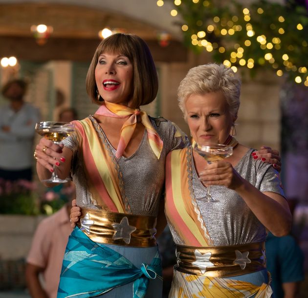 Tanya (Christine Baranski) and Rosie (Julie Walters).