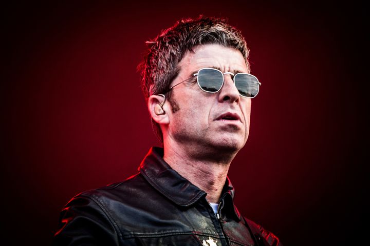 Noel Gallagher performing live last month