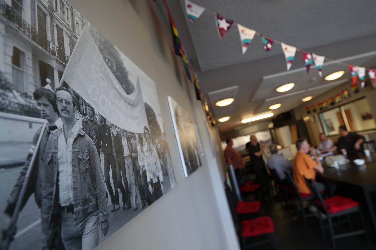 Rainbow Bridge coffee morning at the Birmingham LGBT centre