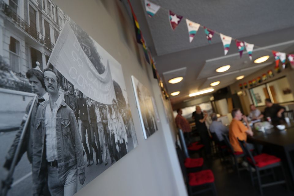 Rainbow Bridge coffee morning at the Birmingham LGBT centre