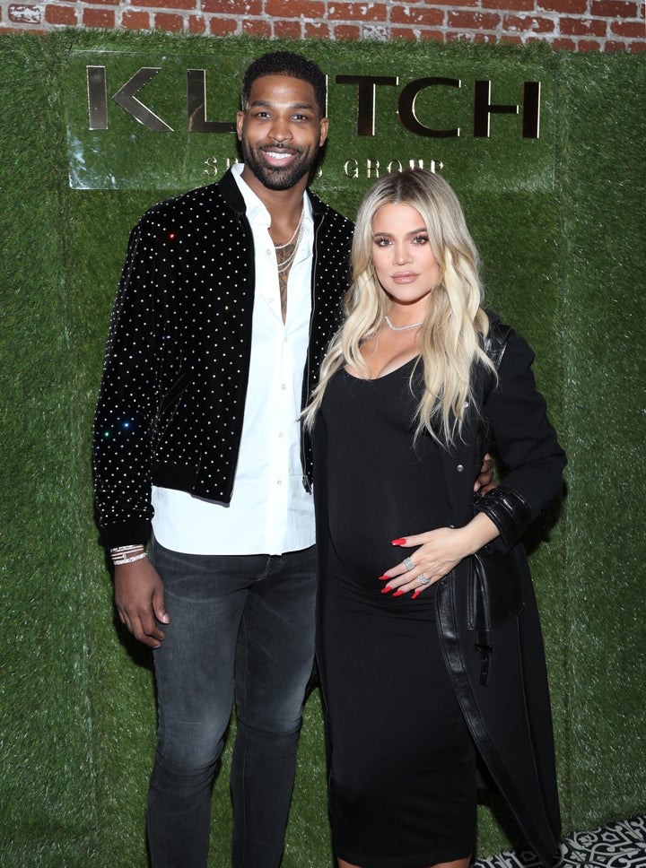 Tristan Thompson and Khloe Kardashian in Los Angeles on Feb. 17. She said she didn’t know Lisa Stanley, who discussed their relationship with an Australian program.