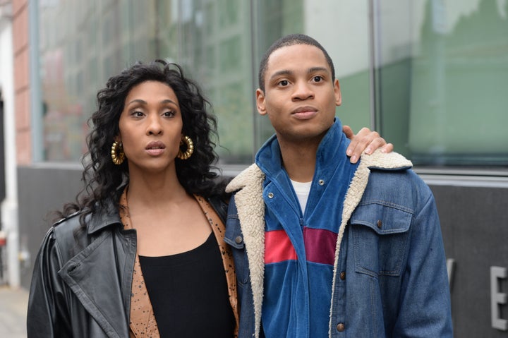 Mj Rodriguez and Ryan Jamaal Swain on "Pose."