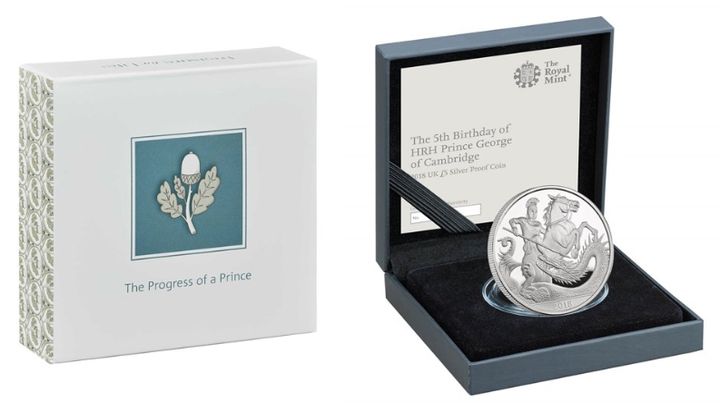 The Royal Mint debuted its commemorative gift to Prince George earlier this month.