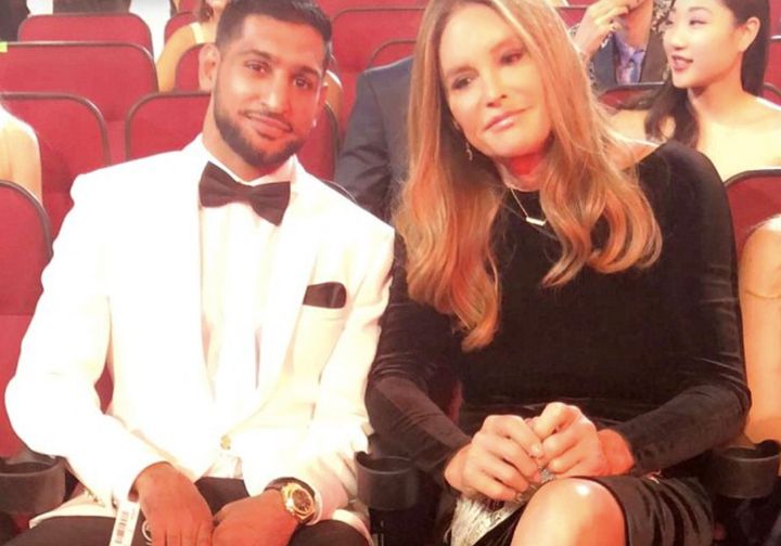 Amir Khan and Caitlyn Jenner at the ESPYs