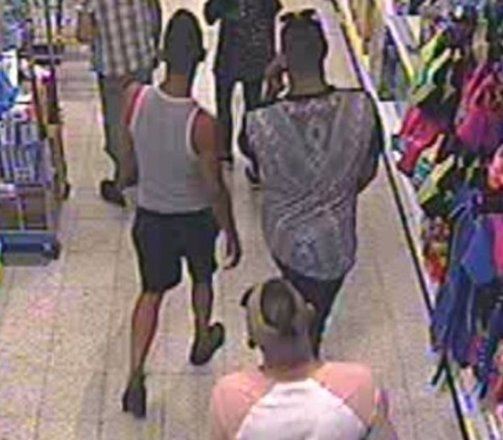 Police say they wish to speak to the men after an incident at a Home Bargains store in the city.