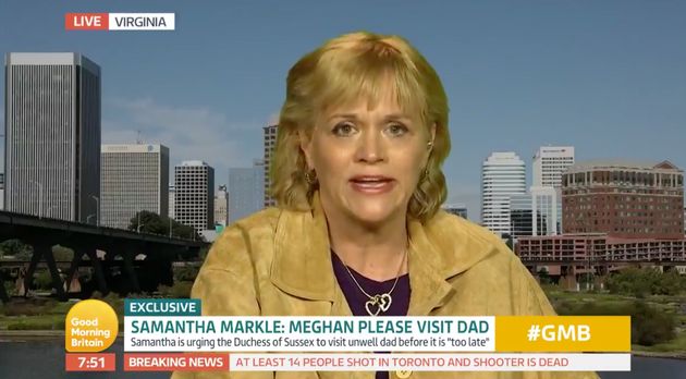 Samantha Markle on 'Good Morning Britain'