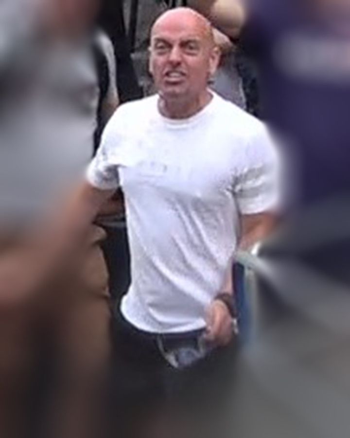 Police want to speak to this man who was at the Free Tommy Robinson protest.