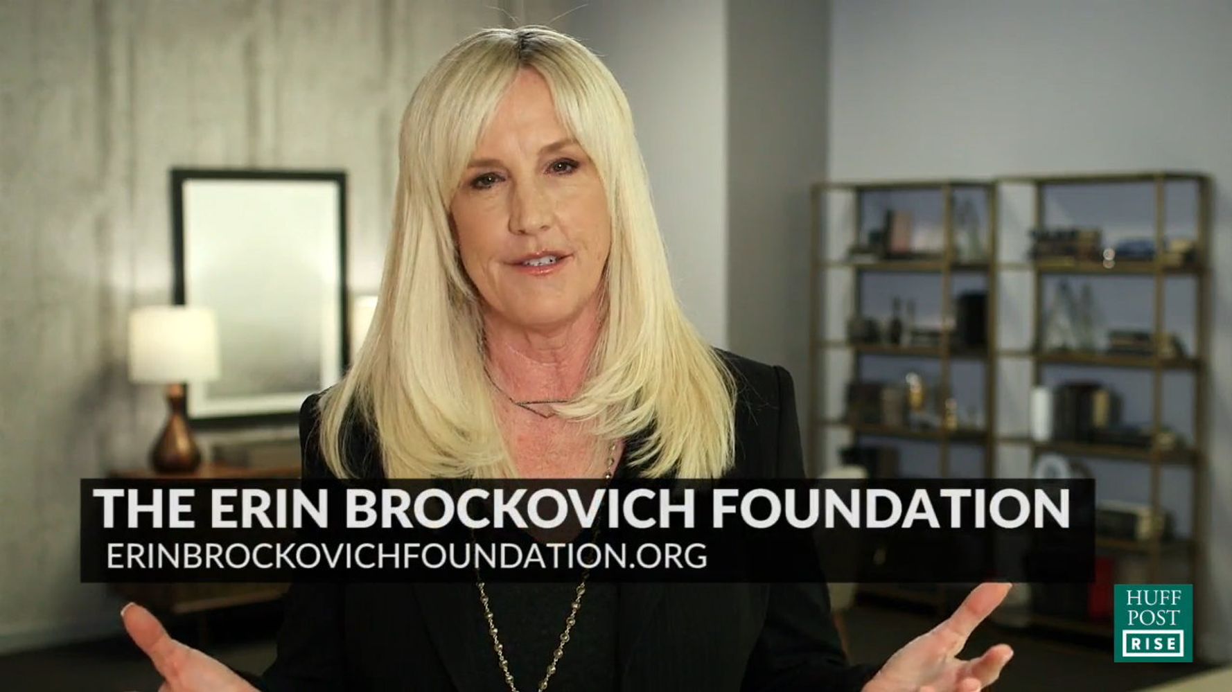 Erin Brockovich Talks About Her Foundation To Help The Environment
