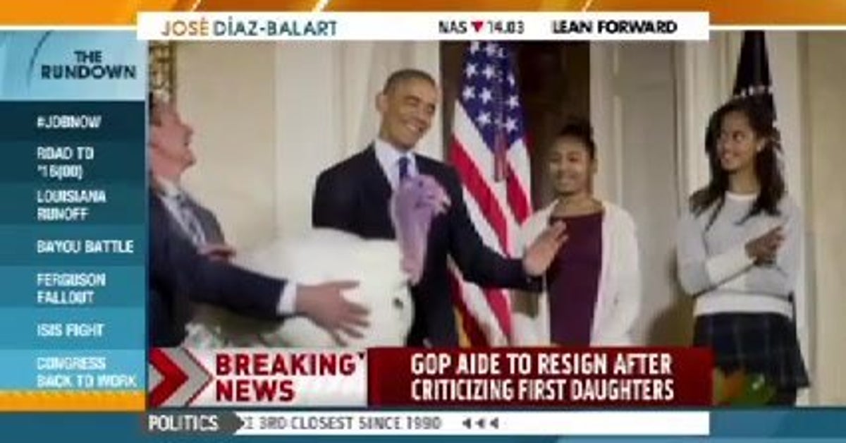 Gop Staffer Resigns After Slamming Obama Girls Huffpost Videos