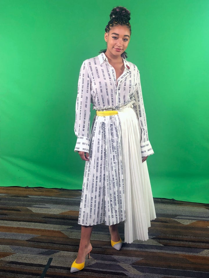 Amandla Stenberg at Comic-Con International in San Diego. 
