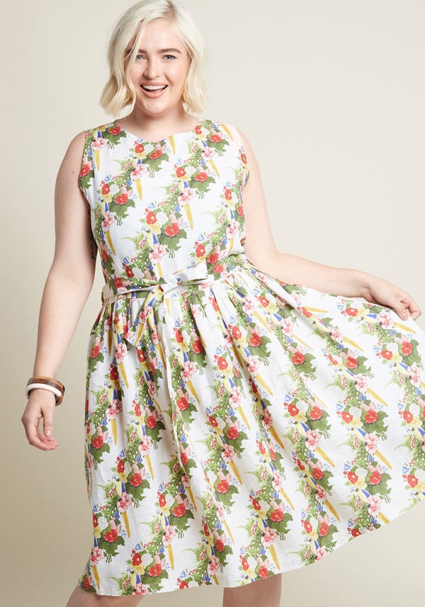 16 PlusSize Linen Dresses That Don