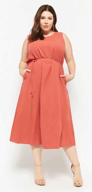 linen dresses size 22