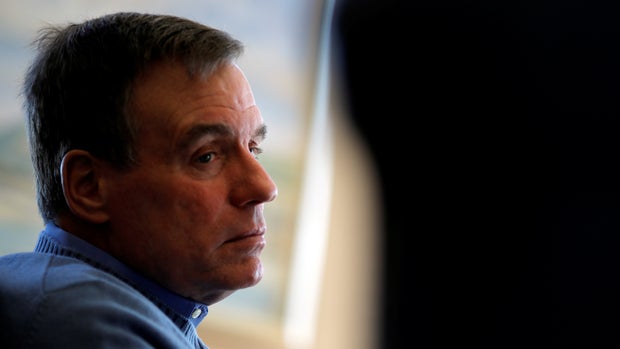 U.S. Senate Intelligence Committee Vice Chair Mark Warner (D-VA) talks during an interview with Reuters on Capitol Hill in Washington, DC, U.S., January 5, 2018. Picture taken January 5, 2018 . REUTERS/Carlos Barria