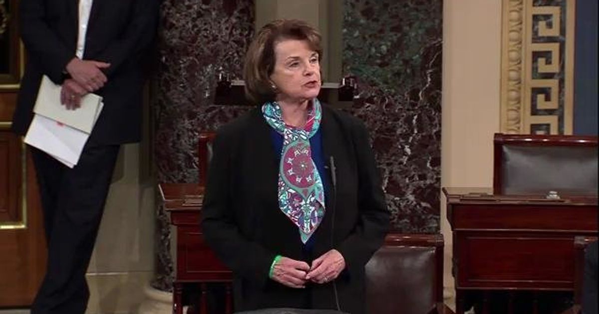 Dianne Feinstein Tells Colleagues Show Some Guts Huffpost Videos