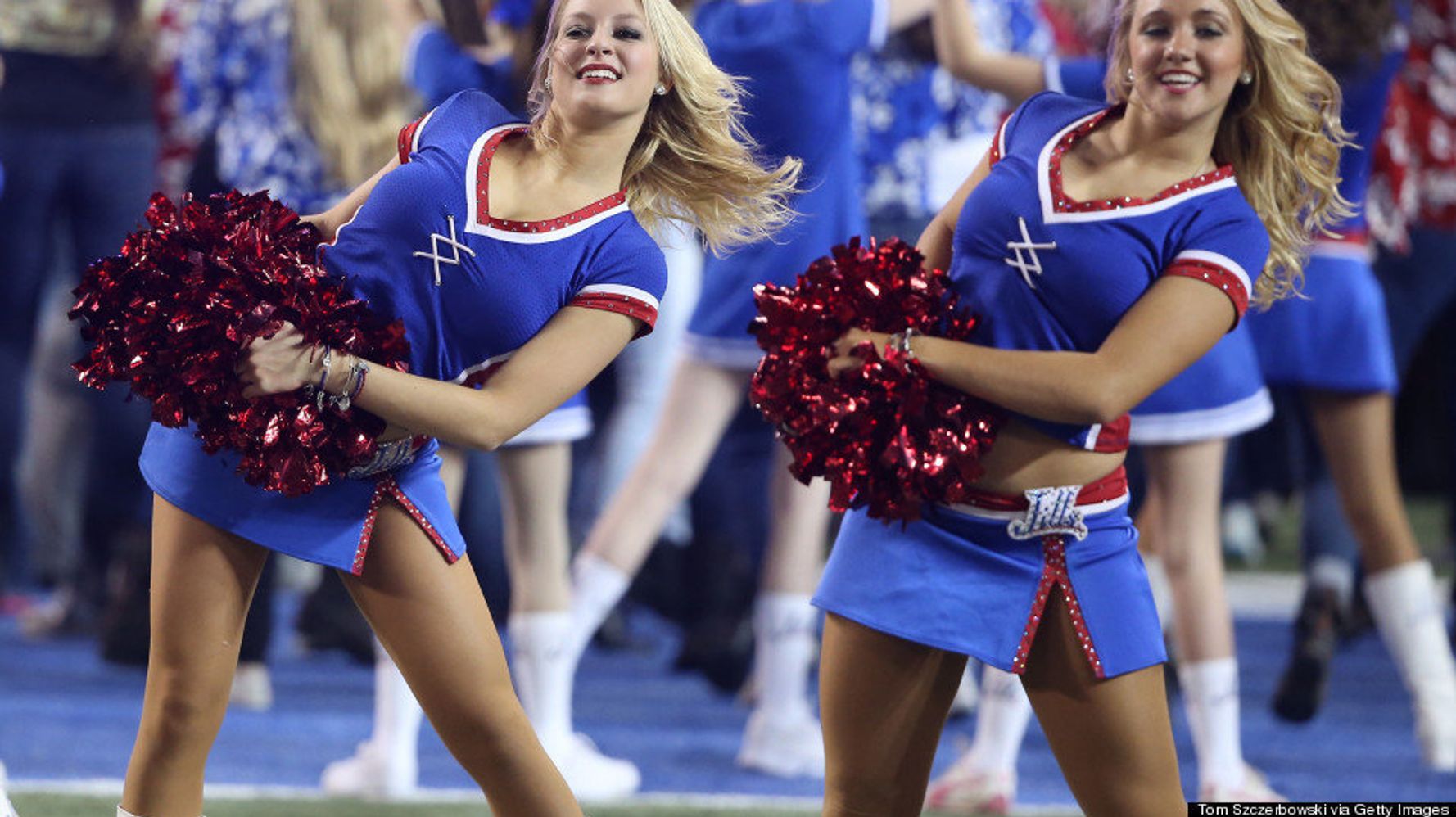 Five former Buffalo Bills cheerleaders are suing the team over a pay system...