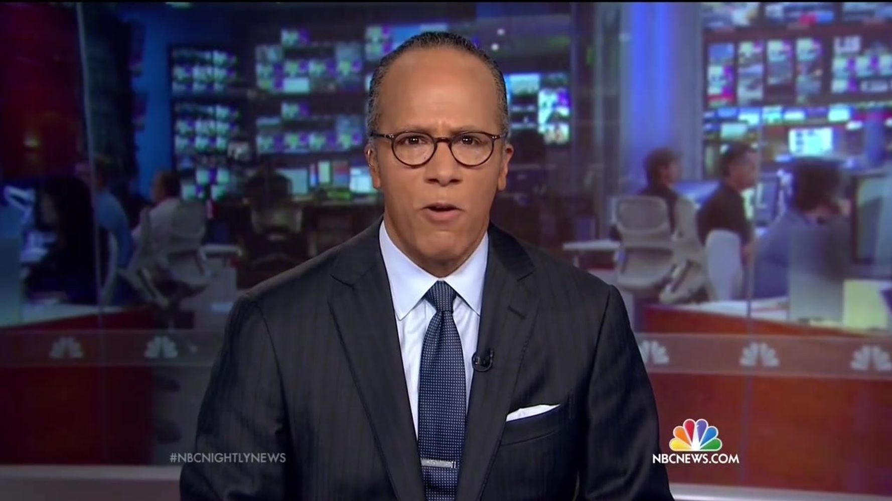 Lester Holt Explains Where Brian Williams Is On Air | HuffPost Videos