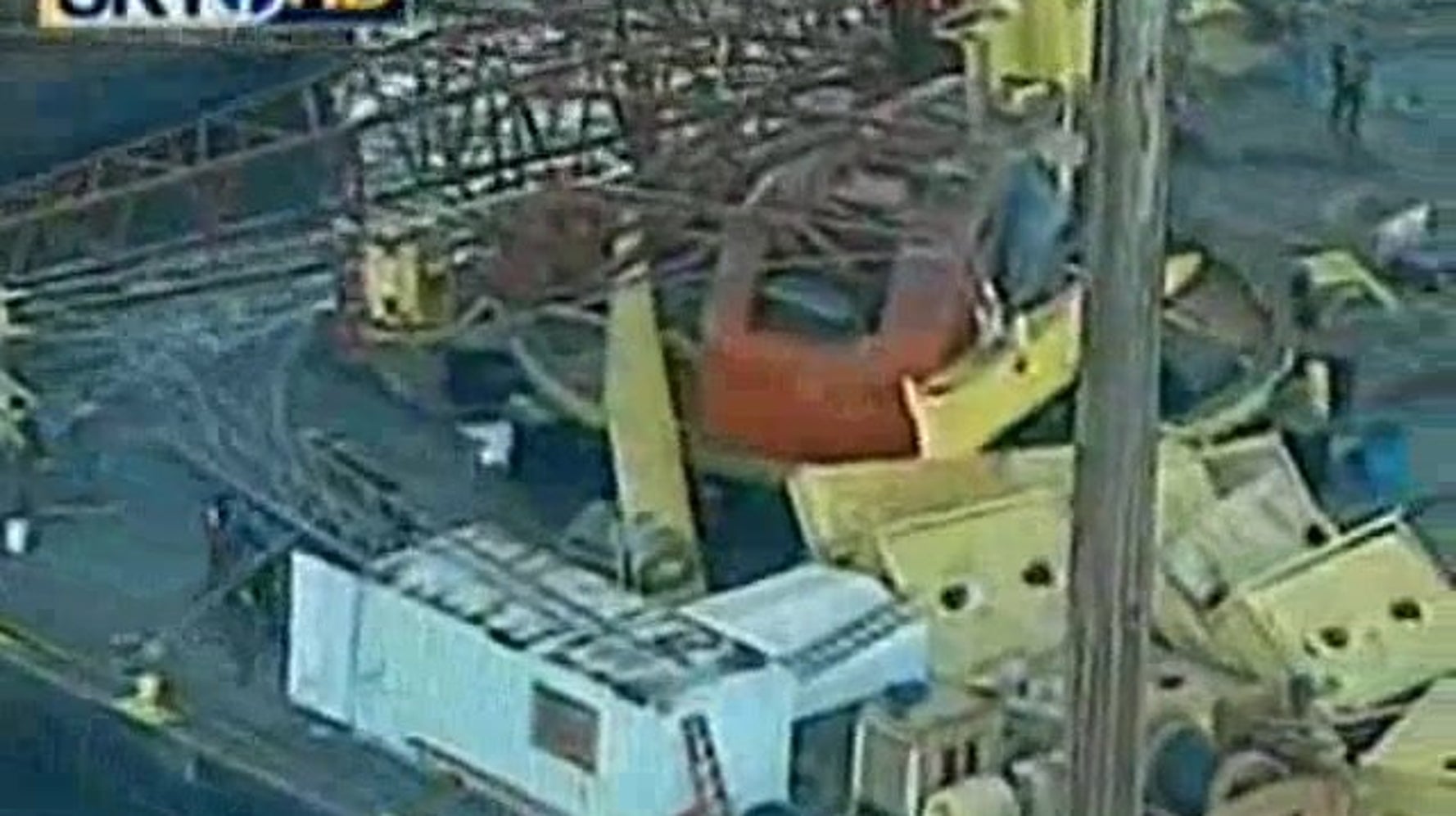 Bay Bridge Crane Collapses HuffPost