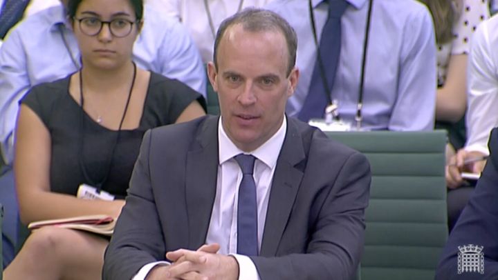 Brexit Secretary Dominic Raab tried to downplay the changes.