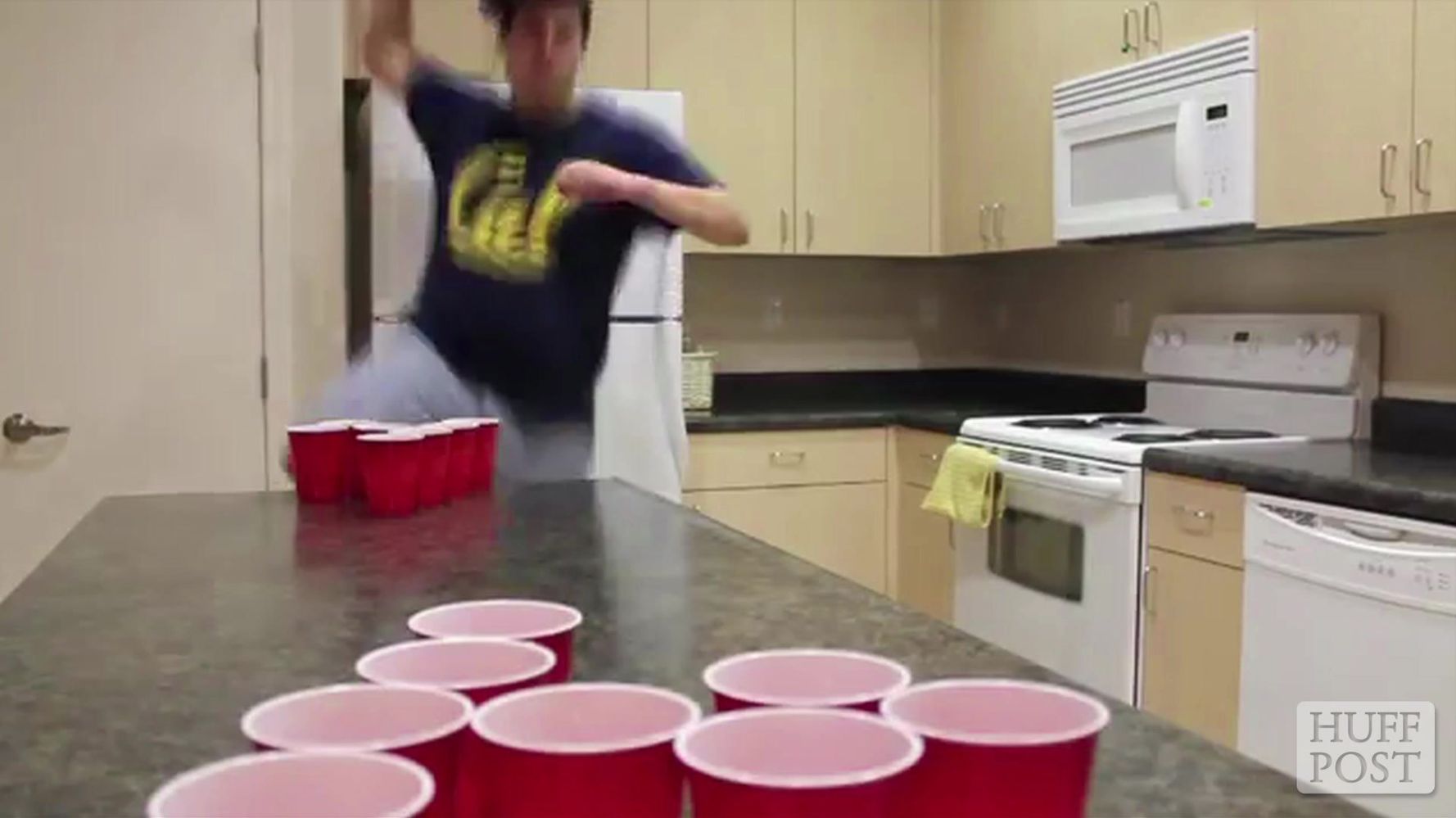 The Masters Of Beer Pong Trick Shots | HuffPost