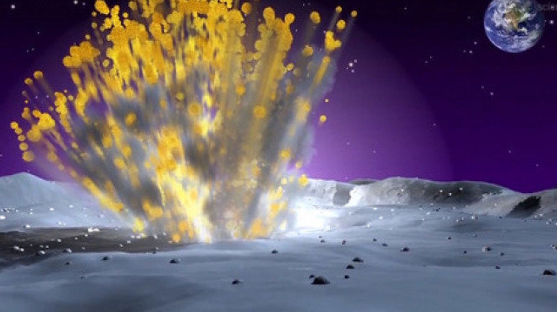 Moon Explosion Sparked By Meteorite Crash On Lunar Surface HuffPost