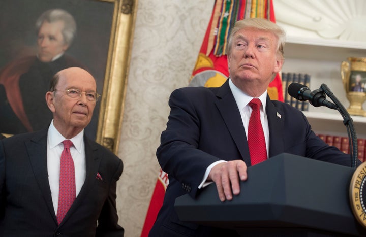 New documents reveal more about the process Secretary of Commerce Wilbur Ross (left) used to try to get a citizenship question onto the 2020 census.