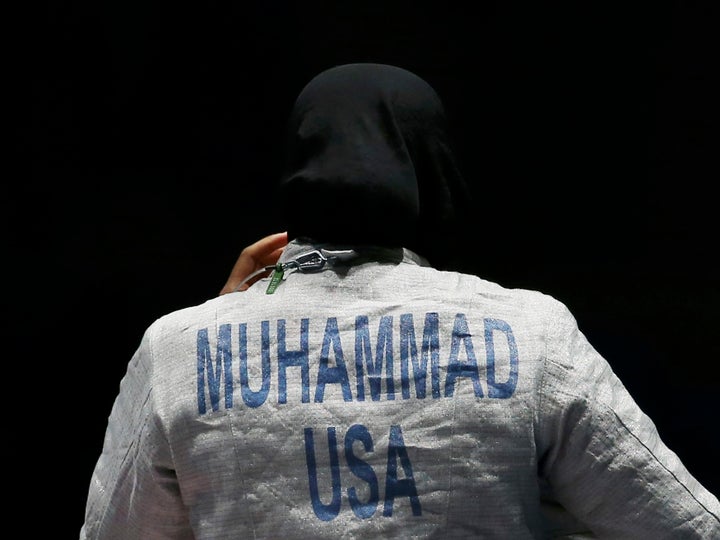  Ibtihaj Muhammad at the 2016 Summer Olympics. 