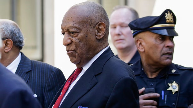 Actor and comedian Bill Cosby comes out of the Courthouse after the verdict in the retrial of his sexual assault case at the Montgomery County Courthouse in Norristown, Pennsylvania on April 26, 2018. - Disgraced television icon Bill Cosby was convicted Thursday of sexual assault by a US jury -- losing a years-long legal battle that was made tougher at retrial as the first celebrity trial of the #MeToo era. (Photo by DOMINICK REUTER / AFP)        (Photo credit should read DOMINICK REUTER/AFP/Getty Images)