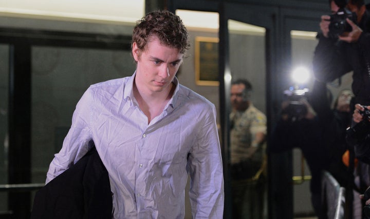 Brock Turner leaves the Santa Clara County jail on Sept. 2, 2016, after serving just three months for sexually assaulting an unconscious woman.