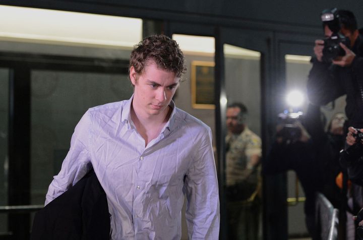 Brock Turner leaves the Santa Clara County jail on Sept. 2, 2016, after serving just three months for sexually assaulting an unconscious woman.