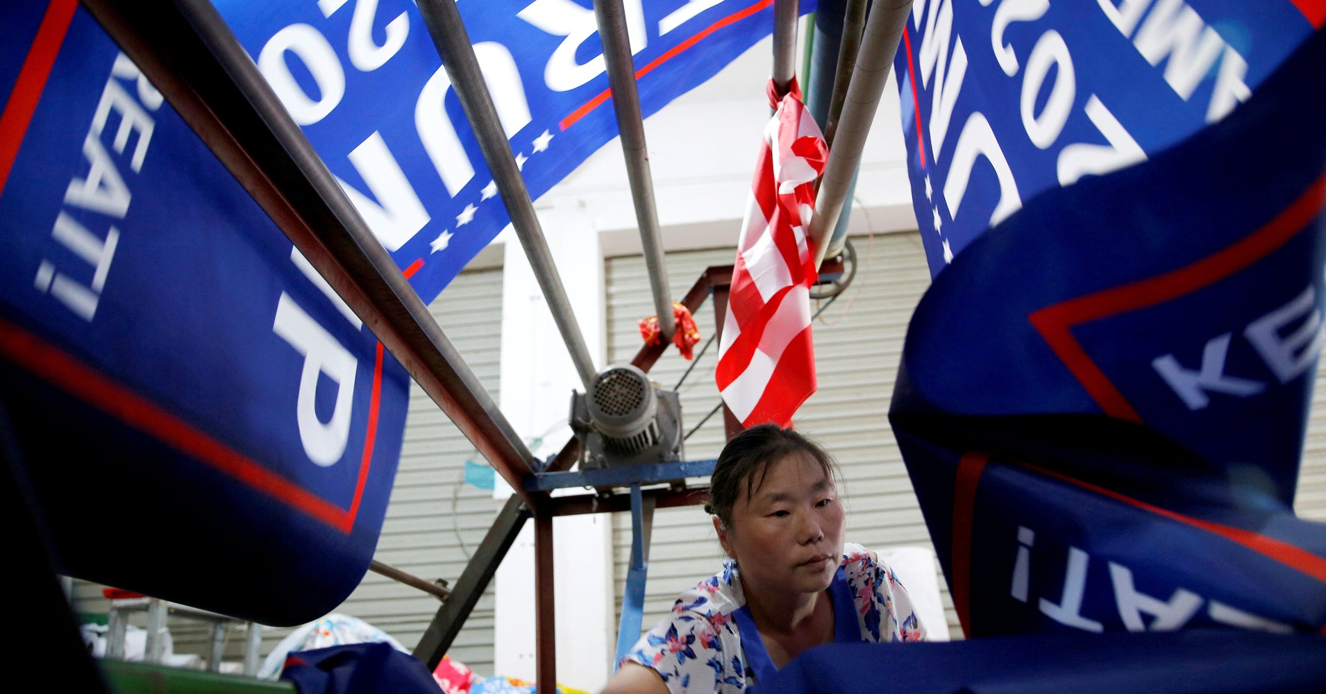 photos-show-chinese-factory-workers-making-trump-2020-flags-huffpost