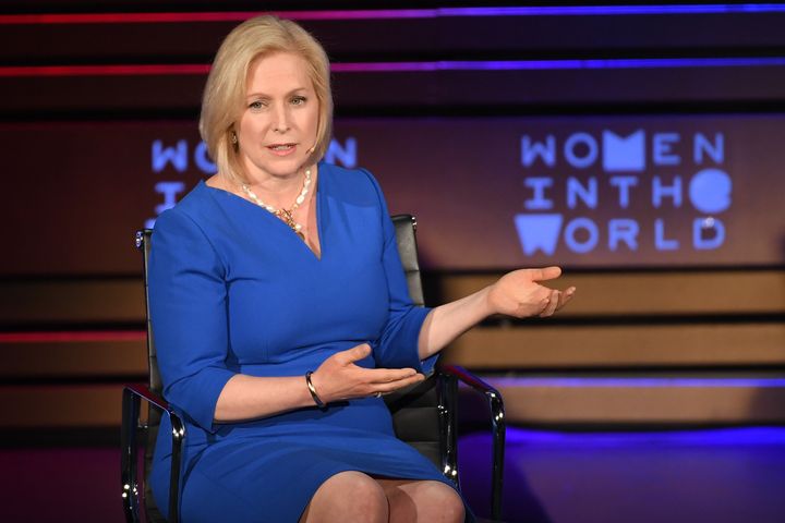 Sen. Kirsten Gillibrand (D-N.Y.) was the first senator to publicly call on her colleague, Al Franken, to resign after numerous allegations of sexual misconduct.