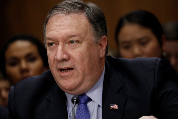 Secretary of State Mike Pompeo touched broadly in a Senate hearing Wednesday on some topics discussed by U.S. President Donal