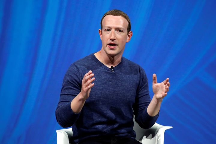 Facebook's founder and CEO Mark Zuckerberg speaks at the Viva Tech start-up and technology summit in Paris, France, May 24, 2018. (REUTERS/Charles Platiau)